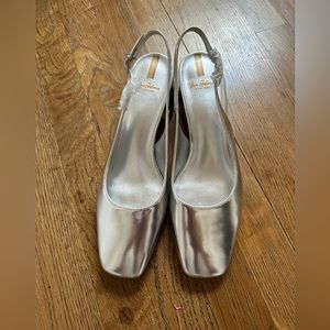 Sam Edelman Terra Silver Slingbacks